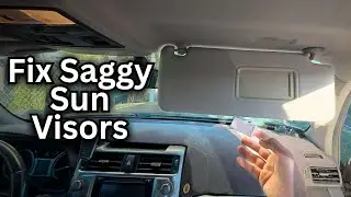 Как заменить солнцезащитные козырьки 4Runner 5-го поколения