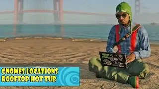 Watch Dogs 2 - Gnome Location - #7 - Rooftop Hot Tub | Free Roam Gamplay (PC HD) [1080p60FPS]