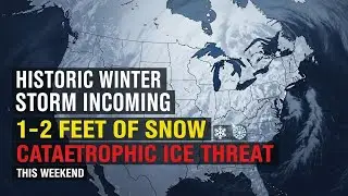 Historic Winter Storm Incoming Heavy Snow & Record-Breaking Ice Across the U.S.!#WinterStorm 