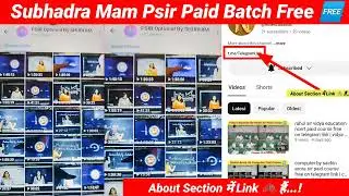 shubhra ranjan psir lectures free on telegram | shubhra ranjan psir optional video lectures telegram