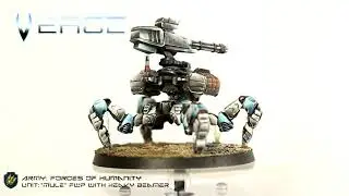 New SCI FI tabletopwargame Verge of war. FORCES OF HUMANITY:  FWP 12 DRONE (&ldquo;MULE&rdquo;)