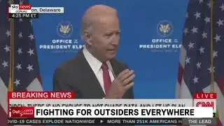 Cheater &ldquo;elect,&rdquo; Jim Crow Joe struggles to form a sentence.