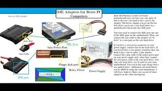 IDE Adapters for Retro PC Computers