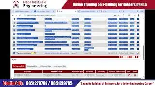 How to to e-bidding in Nepal?