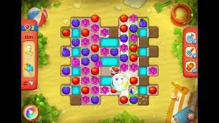 GardenScapes Level 2281 no boosters (12 moves)