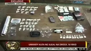 Exclusive: Umano'y kuta ng iligal na droga sa Lumban, ni-raid