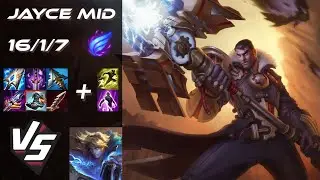 MID Jayce vs Ezreal - EU Challenger Patch 15.1