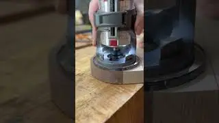 Quick Roundover With A Milwaukee Trim Router #router #roundover #milwaukeetools