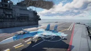 War Thunder Appontage SU 33 Simulation