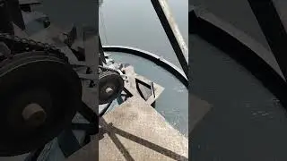 Secondary clarifier #wastewatertreatment #clarifier #stp #etp, #conveyors waterio924@gmail.com