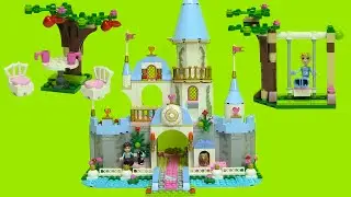 Cinderella's Romantic Castle Lego 41055 Step by Step Build Disney Princess