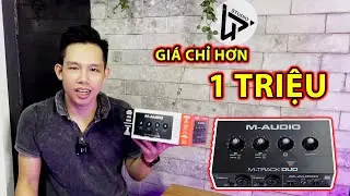 Sound Card M -Audio M-Track Duo Thu &Acirc;m LiveStream Gi&aacute; Ngon