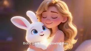 Luna and the Glowing Bunny 🐰✨ | Magical Kids Bedtime Story | 3D Cartoon Fairy Tale