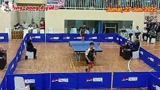 Final Tenis Meja Porprov Jatim Aldi (Batu) Vs Ardan (Batu) 0-3 Di kota Batu 2025