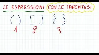 Espressioni aritmetiche con le parentesi spiegazione