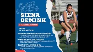Siena DeMink Class of 2026 Field Hockey Video