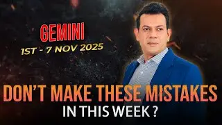 Gemini Weekly Horoscope (1st &ndash; 7 Nov 2025)