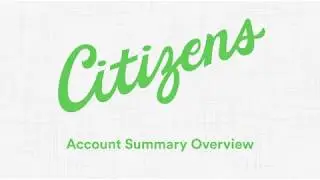 Account Summary Overview