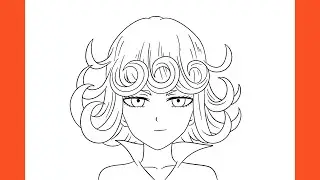 как рисовать Tatsumaki (One Punch Man)