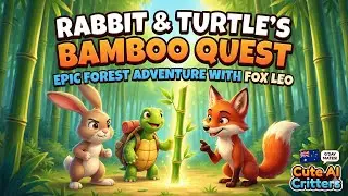 The Great Bamboo Quest! 🎋 Rabbit, Turtle & Fox Leo&rsquo;s Epic Adventure (3D Animation)