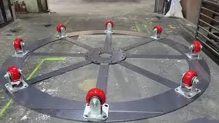 모터 회전장치 만들기 1/모터와캐스터를 활용한 DIY 회전 테이블 만들기 사용하중 800kg /재료와 부품설명 #회전무대 #회전테이블