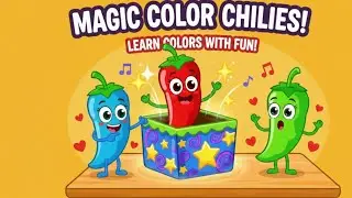 Let's Learn The Colours-Learn Number With Colorful 3D Magical Box Mirchi- by chuchutvhub
