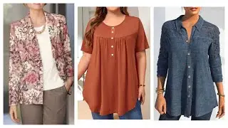 Moda 2025 BLUSAS BONITAS 100”Ideas De blusas bonitas MODELOS casuales 24/25 #fashion #shirts #style