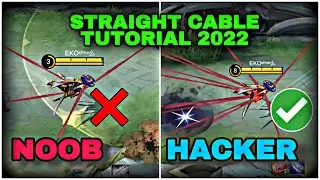 STRAIGHT CABLE FANNY TUTORIAL 2022🔥 || BY EKO XLIME || MLBB