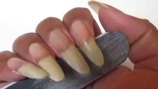 Filing and Maintaining My Natural Almond Shape Nails