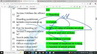 PPSC SDEO PERA LAW 2nd lect Punjab Prevention of Hoarding Act 2020 | Complete Law for PPSC SDEO PERA