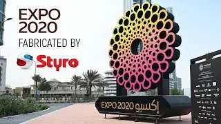 EXPO 2020 Logo Fabricated by STYRO