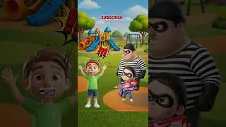 Haha! Wait&hellip; Police Is Here! 😂🚓#shorts  #kidsvideo #cartoon #animation #funny