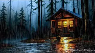 Heavy Rain to Sleep Immediately 😴 Brown Noise for FAST Sleep & Deep Sleep Rain Sounds