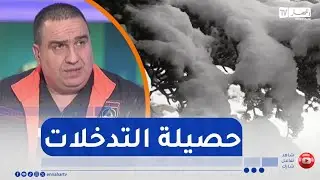حصيلة التقلبات الجوية الأخيرة..3343  تدخل المصالح الحماية المدنية خلال 24 ساعة وطنيا