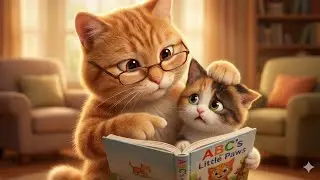 Mom Cat Teaching Her Baby 🐱👶 | Cute Daily Life Cartoon || Zoo toon 
