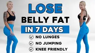 LOSE LOWER BELLY FAT in 7 Days🔥20 MIN Standing Abs Workout Tabata  No Lunge, No Jumping