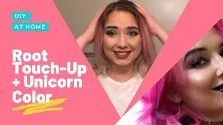 How To: Root Touch-Up on Pink Hair PLUS Unicorn Hair Color