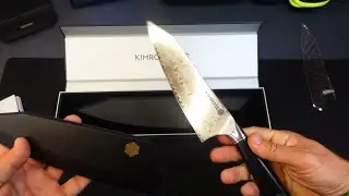 KIMROSE Damascus Steel 8 inch Chef Knife - Unboxing/Review