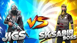 JIGS Vs Sk Sabir Boss🔥||Battle Of The Best ||One Vs One Challenge⚡️||Boss Vs Boss&hearts;️🇮🇳