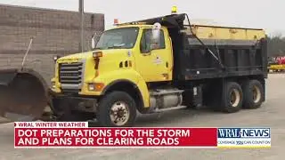 Salt trucks spray more than 1 million gallons of brine in central NC ahead of storm