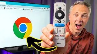 A WEB BROWSER on your Google TV (SO easy to setup)