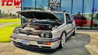 VW Golf MK3 Hella Bagged on BBS Rims Modified by Nicky