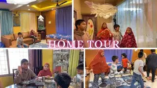 Beautiful fairytale home 🏠 tour Mashallah | exciting musical pillow game with kids at sister&rsquo;s house