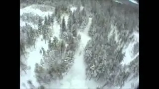 Pascal Coud&eacute;, BASE jumping, Winter, Qu&eacute;bec, Canada. (Qu&eacute;bec BASE))
