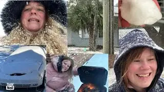 #Snow, in #FLORIDA, ya&rsquo;ll & I #grill!!! FOR REAL PEOPLE!!!