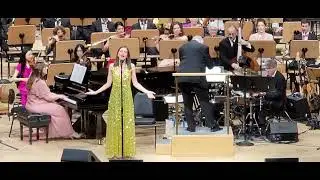 Spring Gala with Sutton Foster. NY Phil.Honoring Gurnee and Marjorie Hart