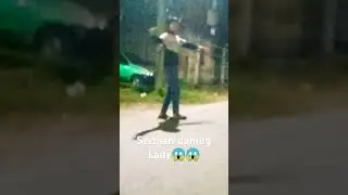 Serbian dancing lady real in street 😬😱😨