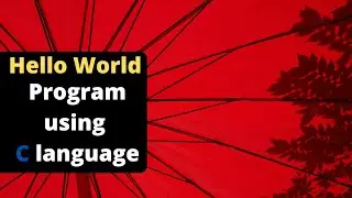 We learn here how to write Hello World program using C language #AYUSHAGARWAL