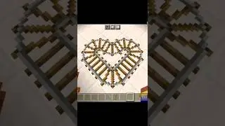 Minecraft Heart logo viral hack #shorts #ytshorts #tending #minecraft #youtubeshort