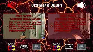 [OVM] Ultimate DOOM (ES1370, OPL vs ES1370, General MIDI)